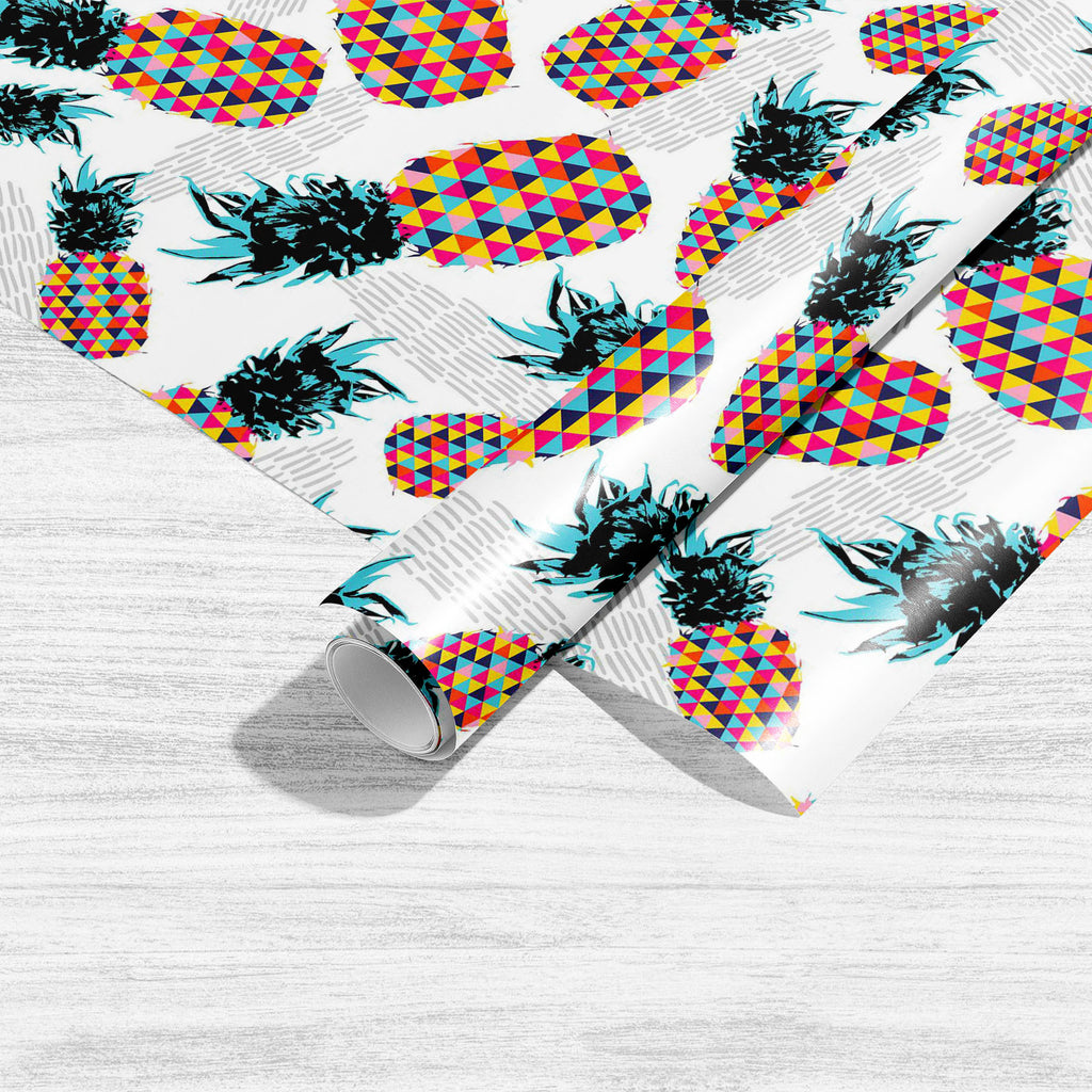 Retro Summer Fruit D3 Art & Craft Gift Wrapping Paper-Wrapping Papers-WRP_PP-IC 5008298 IC 5008298, Ancient, Art and Paintings, Fashion, Fruit and Vegetable, Fruits, Geometric, Geometric Abstraction, Hand Drawn, Hipster, Historical, Holidays, Illustrations, Medieval, Modern Art, Patterns, Pop Art, Retro, Signs, Signs and Symbols, Triangles, Vintage, summer, fruit, d3, art, craft, gift, wrapping, paper, pineapple, pattern, background, beach, bright, color, colorful, concept, creative, decoration, design, fun