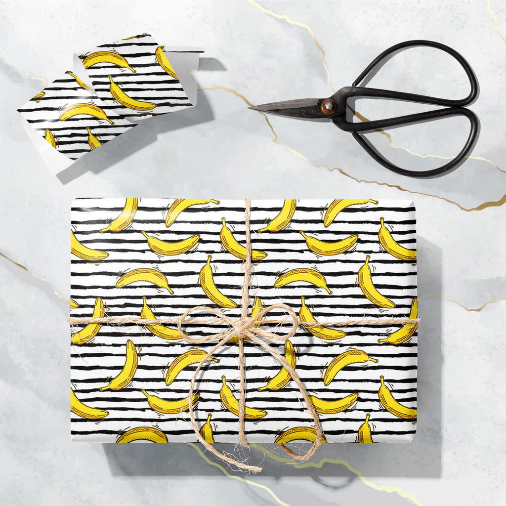 Summer Bananas Pattern D2 Art & Craft Gift Wrapping Paper-Wrapping Papers-WRP_PP-IC 5008301 IC 5008301, Ancient, Art and Paintings, Black and White, Decorative, Digital, Digital Art, Fashion, Geometric, Geometric Abstraction, Graphic, Hipster, Historical, Illustrations, Medieval, Modern Art, Patterns, Pop Art, Retro, Signs, Signs and Symbols, Stripes, Vintage, White, summer, bananas, pattern, d2, art, craft, gift, wrapping, paper, banana, abstract, background, artwork, black, and, bright, colorful, cool, cr