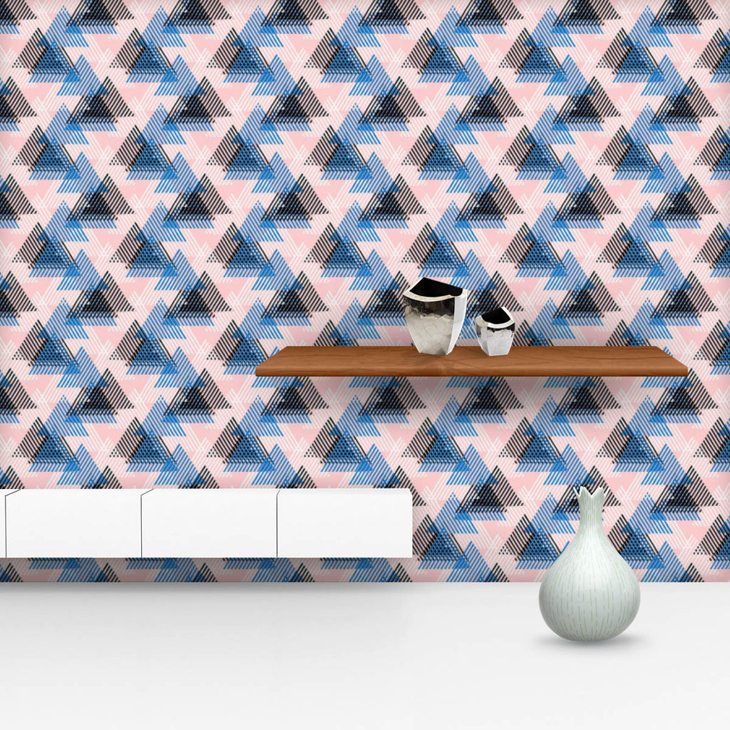 Geometric 3D Triangles D3 Wallpaper Roll-Wallpapers Peel & Stick-WAL_PA-IC 5008305 IC 5008305, 90s, Abstract Expressionism, Abstracts, Arrows, Art and Paintings, Aztec, Black, Black and White, Chevron, Diamond, Digital, Digital Art, Eygptian, Fashion, Geometric, Geometric Abstraction, Graffiti, Graphic, Hipster, Illustrations, Modern Art, Patterns, Pop Art, Retro, Semi Abstract, Signs, Signs and Symbols, Stripes, Triangles, 3d, d3, wallpaper, roll, abstract, arrow, background, bold, design, diagonal, edgy, 