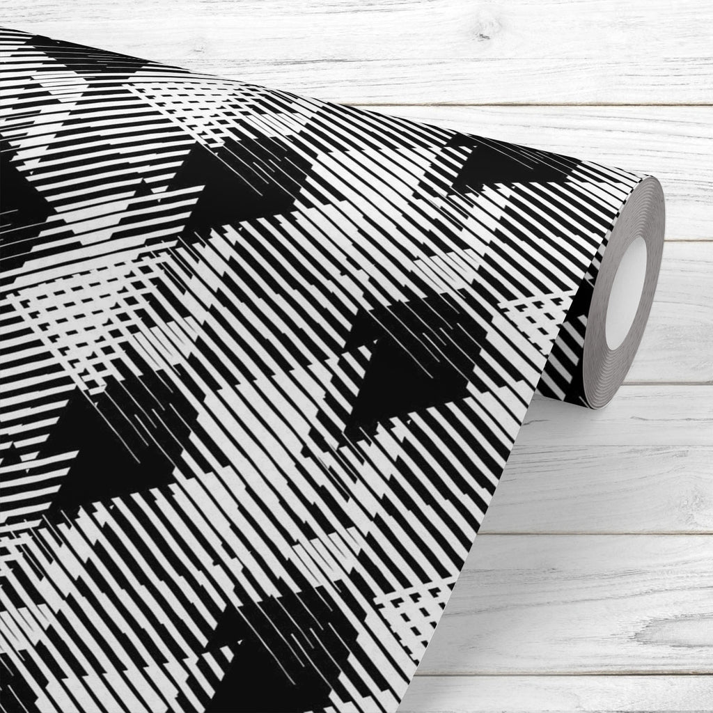 3D Lines & Stripes D3 Wallpaper Roll - Wallpapers Peel & Stick - ArtzFolio.com