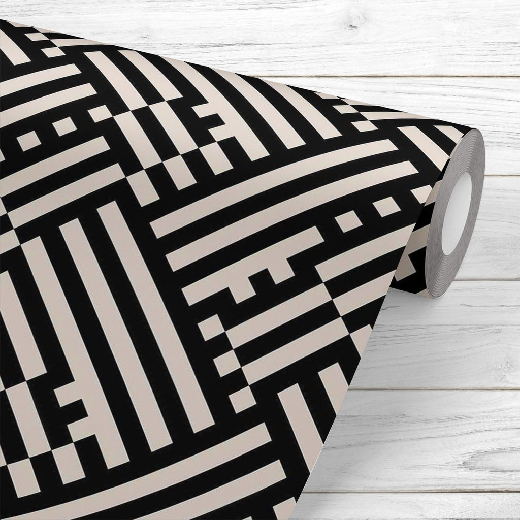 Abstract Geometric Pattern D15 Wallpaper Roll - Wallpapers Peel & Stick - ArtzFolio.com