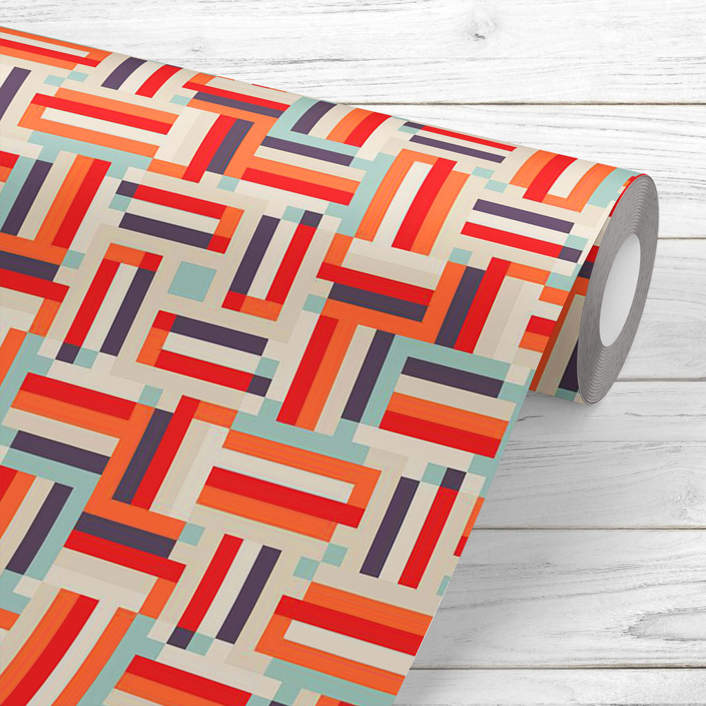 Abstract Geometric Pattern D16 Wallpaper Roll - Wallpapers Peel & Stick - ArtzFolio.com