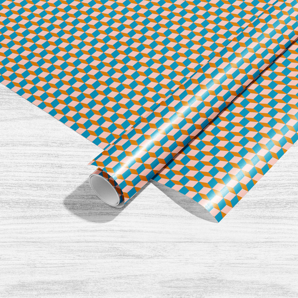 Colorful 3D Cubes Art & Craft Gift Wrapping Paper-Wrapping Papers-WRP_PP-IC 5008323 IC 5008323, Abstract Expressionism, Abstracts, African, Art and Paintings, Check, Digital, Digital Art, Fashion, Geometric, Geometric Abstraction, Graphic, Modern Art, Patterns, Plaid, Pop Art, Retro, Semi Abstract, Signs, Signs and Symbols, Stripes, colorful, 3d, cubes, art, craft, gift, wrapping, paper, abstract, angles, argyle, background, blocks, bold, bricks, bright, design, distortion, edgy, funky, geometry, grunge, me