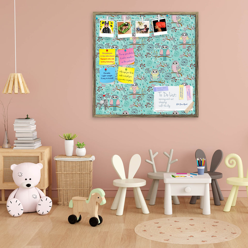 Owl Sitting On The Branches Bulletin Board Notice Pin Board Soft Board | Framed-Bulletin Boards Framed-BLB_FR-IC 5008330 IC 5008330, Animals, Animated Cartoons, Art and Paintings, Baby, Birds, Botanical, Caricature, Cartoons, Children, Digital, Digital Art, Drawing, Floral, Flowers, Graphic, Illustrations, Kids, Modern Art, Nature, Patterns, Scenic, Signs, Signs and Symbols, owl, sitting, on, the, branches, bulletin, board, notice, pin, soft, framed, adorable, animal, art, backdrop, background, bird, branch