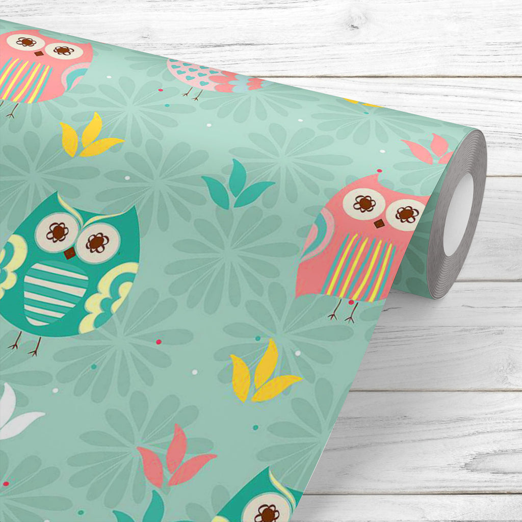Owl and Flowers D2 Wallpaper Roll-Wallpapers Peel & Stick-WAL_PA-IC 5008334 IC 5008334, Ancient, Animals, Animated Cartoons, Art and Paintings, Baby, Birds, Botanical, Caricature, Cartoons, Children, Digital, Digital Art, Drawing, Floral, Flowers, Graphic, Historical, Illustrations, Kids, Medieval, Modern Art, Nature, Patterns, Retro, Scenic, Signs, Signs and Symbols, Vintage, owl, and, d2, wallpaper, roll, adorable, animal, art, backdrop, background, bird, cartoon, character, child, color, colorful, decor,