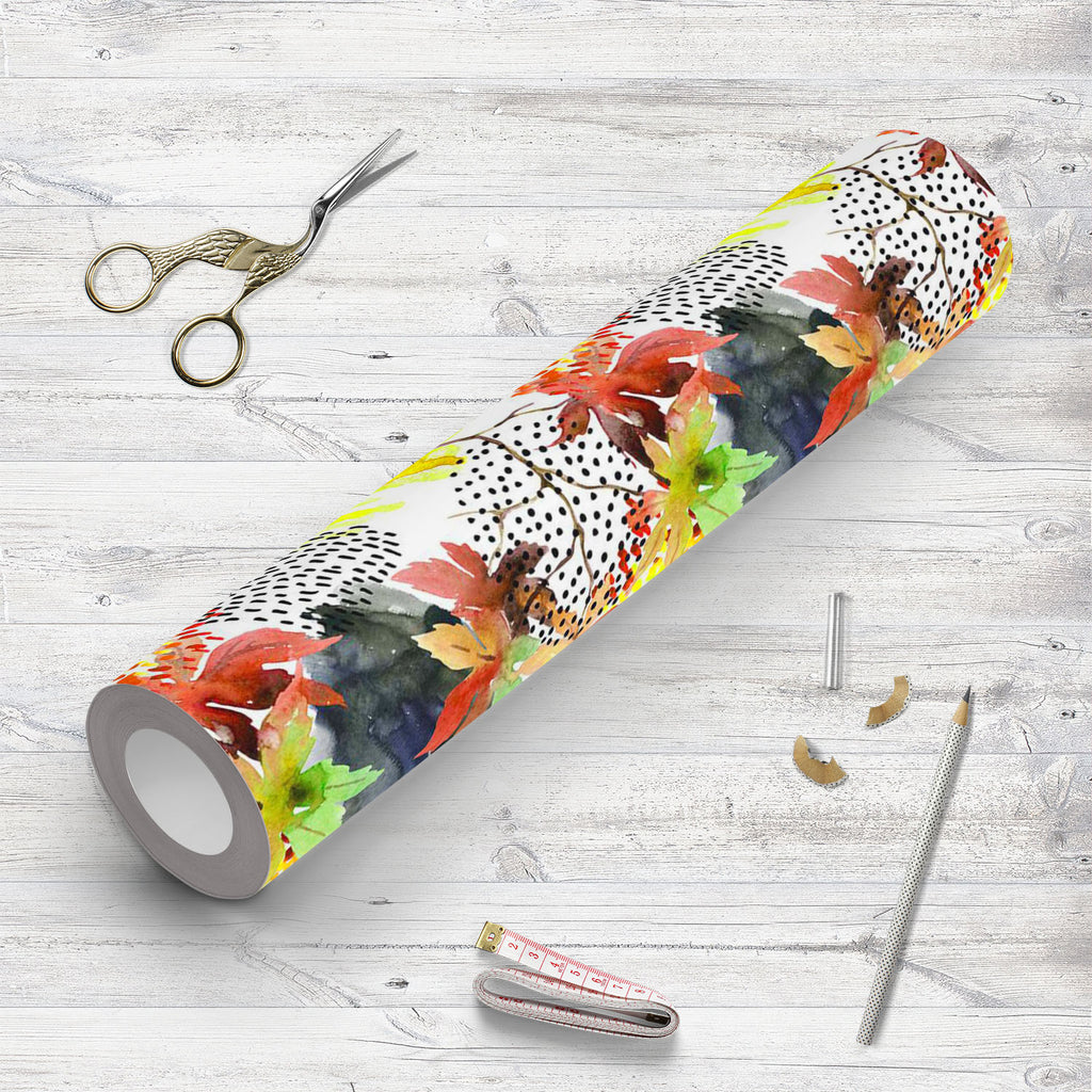 Watercolor Autumn Leaf Wallpaper Roll-Wallpapers Peel & Stick-WAL_PA-IC 5008335 IC 5008335, Abstract Expressionism, Abstracts, Art and Paintings, Black, Black and White, Botanical, Circle, Digital, Digital Art, Dots, Floral, Flowers, Graphic, Illustrations, Japanese, Nature, Patterns, Scenic, Semi Abstract, Signs, Signs and Symbols, Splatter, Watercolour, White, watercolor, autumn, leaf, wallpaper, roll, abstract, art, backdrop, background, blob, branch, brush, color, dab, design, doodle, drop, element, fab