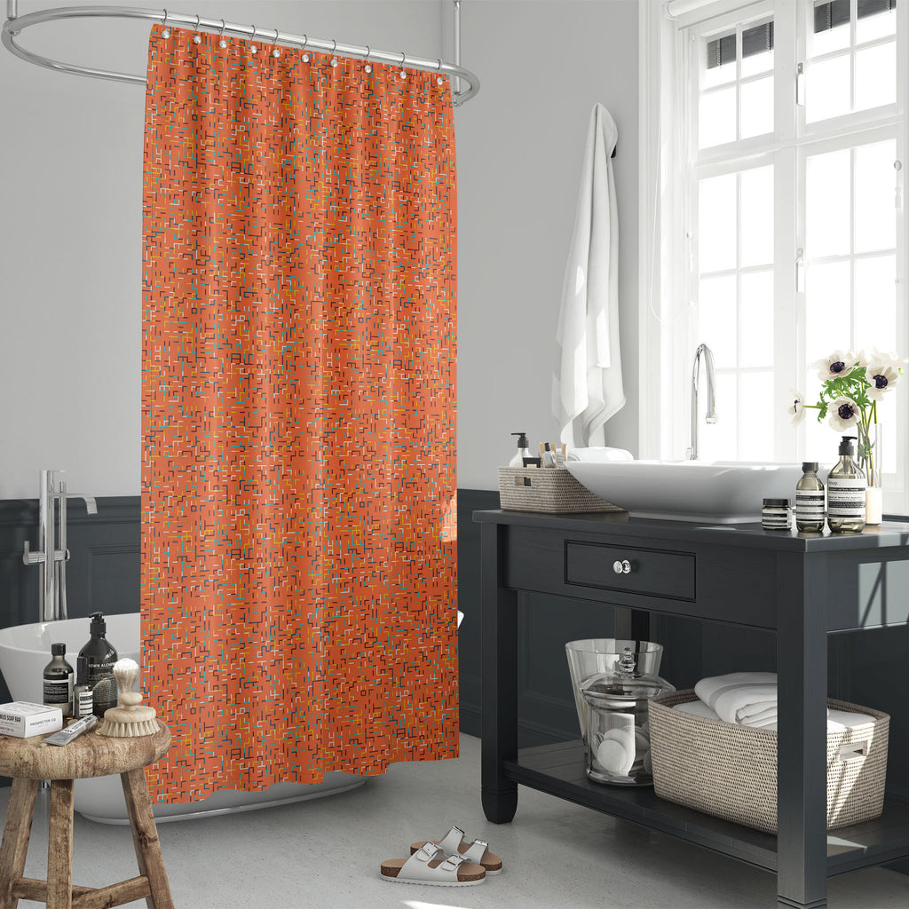 Colorful Shapes D1 Washable Waterproof Shower Curtain-Shower Curtains-CUR_SH_EL-IC 5008337 IC 5008337, Abstract Expressionism, Abstracts, Cities, City Views, Diamond, Digital, Digital Art, Fashion, Geometric, Geometric Abstraction, Graphic, Grid Art, Patterns, Semi Abstract, Signs, Signs and Symbols, Stripes, colorful, shapes, d1, washable, waterproof, shower, curtain, abstract, abstraction, artistic, bright, color, design, element, endless, entwined, geometry, grid, labyrinth, lattice, line, linear, maze, 