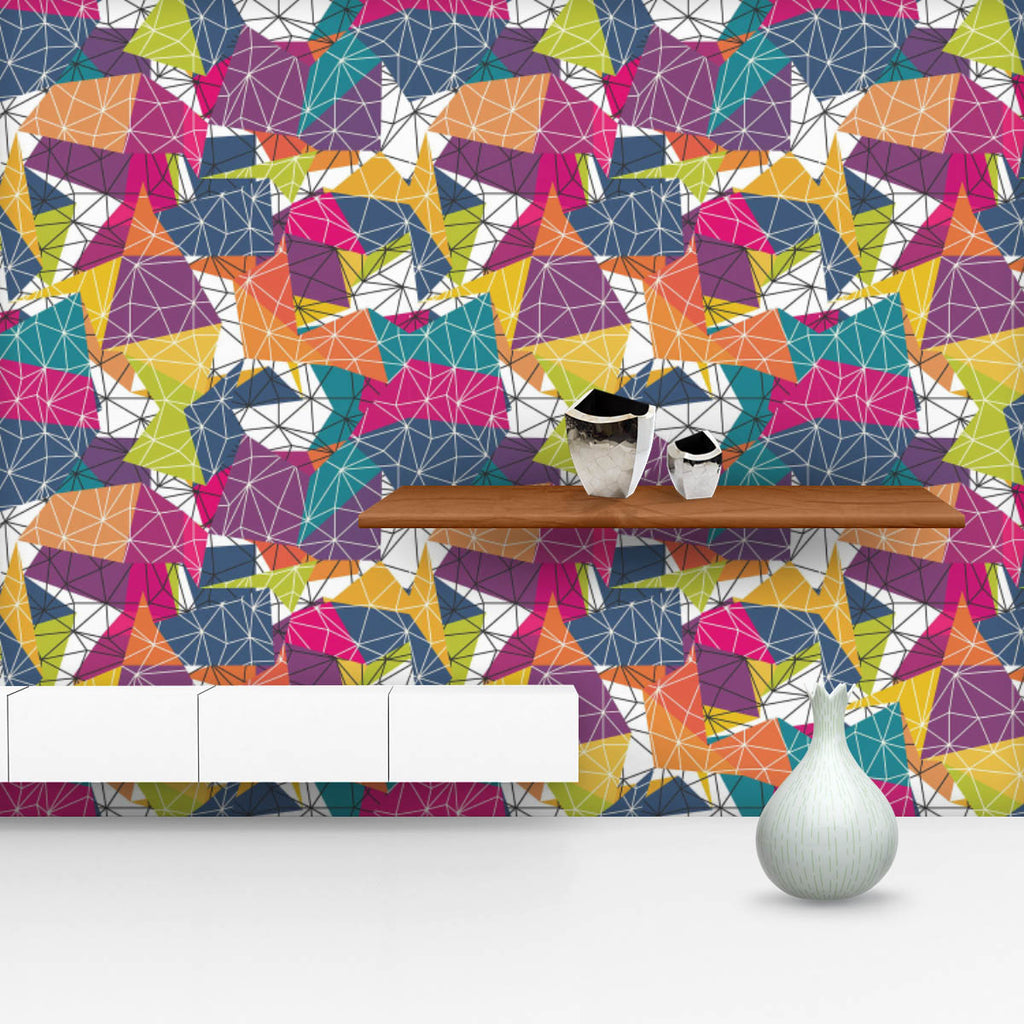 Poly Triangular Facets Pattern Wallpaper Roll-Wallpapers Peel & Stick-WAL_PA-IC 5008339 IC 5008339, Abstract Expressionism, Abstracts, Ancient, Art and Paintings, Decorative, Digital, Digital Art, Geometric, Geometric Abstraction, Graphic, Grid Art, Hexagon, Historical, Illustrations, Medieval, Modern Art, Patterns, Retro, Semi Abstract, Signs, Signs and Symbols, Triangles, Vintage, poly, triangular, facets, pattern, wallpaper, roll, abstract, angles, art, background, creative, decor, decoration, design, el