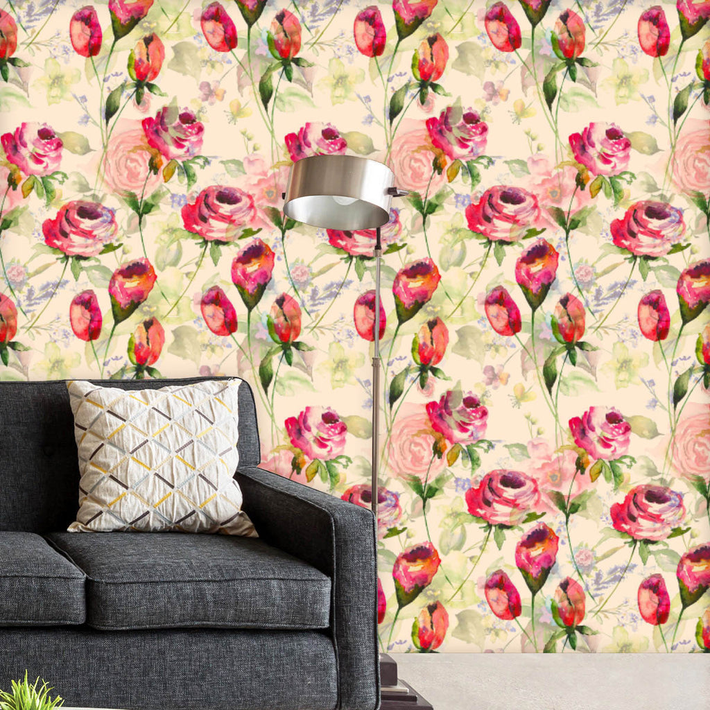 Spring Flowers D5 Wallpaper Roll-Wallpapers Peel & Stick-WAL_PA-IC 5008352 IC 5008352, Ancient, Art and Paintings, Botanical, Drawing, Floral, Flowers, Historical, Illustrations, Medieval, Nature, Paintings, Patterns, Retro, Scenic, Signs, Signs and Symbols, Vintage, Watercolour, spring, d5, wallpaper, roll, art, backdrop, background, bell, bloom, blossom, blue, branch, decoration, design, fabric, flower, grunge, illustration, image, lily, ornament, painting, pattern, plant, poppy, repeat, repetition, reviv