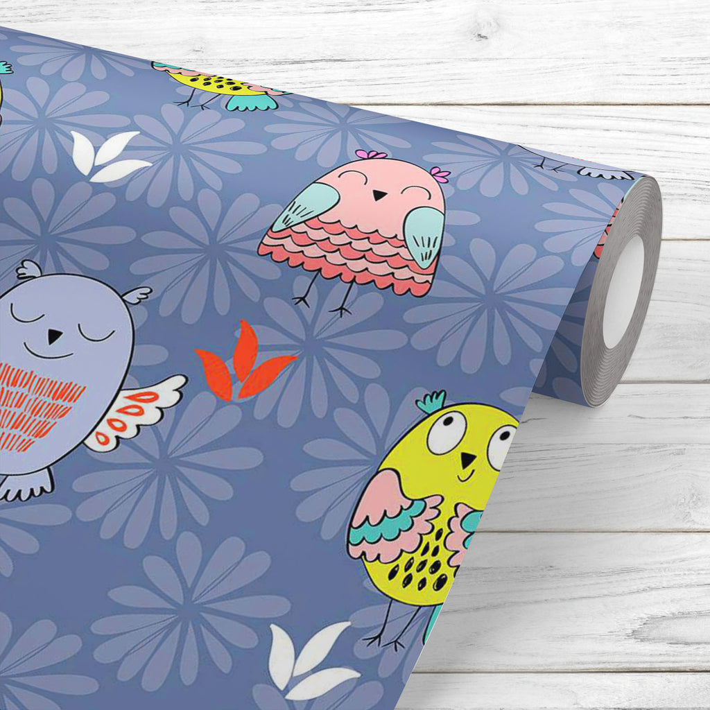 Owls & Flowers D2 Wallpaper Roll-Wallpapers Peel & Stick-WAL_PA-IC 5008354 IC 5008354, Ancient, Animals, Animated Cartoons, Art and Paintings, Baby, Birds, Botanical, Caricature, Cartoons, Children, Digital, Digital Art, Drawing, Floral, Flowers, Graphic, Historical, Illustrations, Kids, Medieval, Modern Art, Nature, Patterns, Retro, Scenic, Signs, Signs and Symbols, Vintage, owls, d2, wallpaper, roll, adorable, animal, art, backdrop, bird, cartoon, character, child, color, colorful, decor, decoration, desi