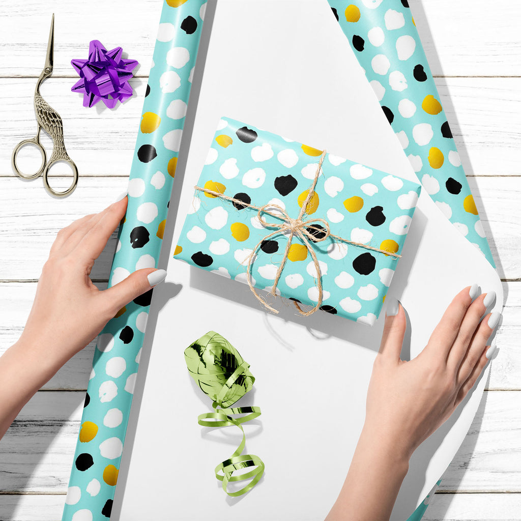 Hand Drawn Dots Art & Craft Gift Wrapping Paper-Wrapping Papers-WRP_PP-IC 5008363 IC 5008363, Abstract Expressionism, Abstracts, Ancient, Art and Paintings, Black, Black and White, Books, Circle, Digital, Digital Art, Dots, Fashion, Graphic, Hipster, Historical, Illustrations, Medieval, Modern Art, Patterns, Pop Art, Retro, Semi Abstract, Signs, Signs and Symbols, Vintage, Watercolour, White, hand, drawn, art, craft, gift, wrapping, paper, abstract, backdrop, background, brush, color, creative, decor, decor