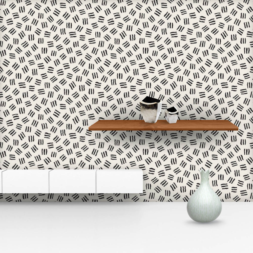 Abstract Geometric Pattern D17 Wallpaper Roll - Wallpapers Peel & Stick - ArtzFolio.com