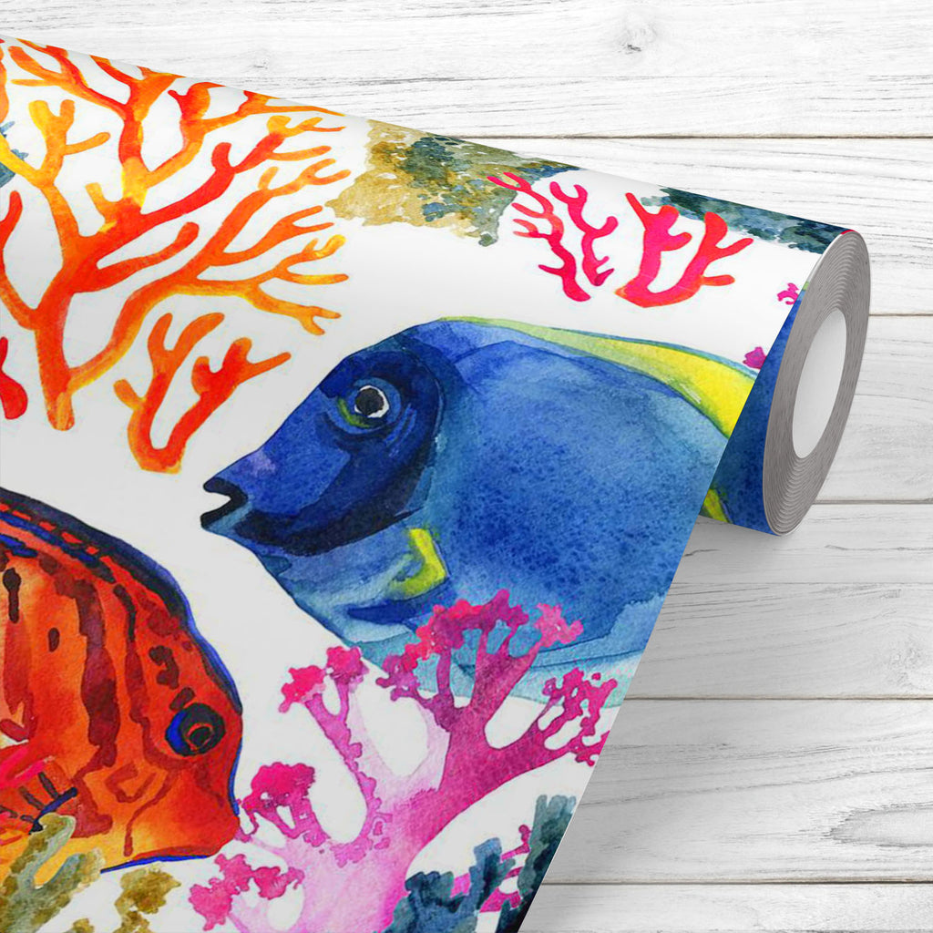 Corals & Fishes D2 Wallpaper Roll-Wallpapers Peel & Stick-WAL_PA-IC 5008382 IC 5008382, Abstract Expressionism, Abstracts, Animals, Art and Paintings, Automobiles, Black and White, Chevron, Decorative, Illustrations, Nature, Patterns, Scenic, Semi Abstract, Signs, Signs and Symbols, Symbols, Transportation, Travel, Tropical, Vehicles, Watercolour, White, corals, fishes, d2, wallpaper, roll, abstract, angel, angelfish, animal, art, background, beach, blue, tang, bright, butterfly, color, coral, cute, decorat