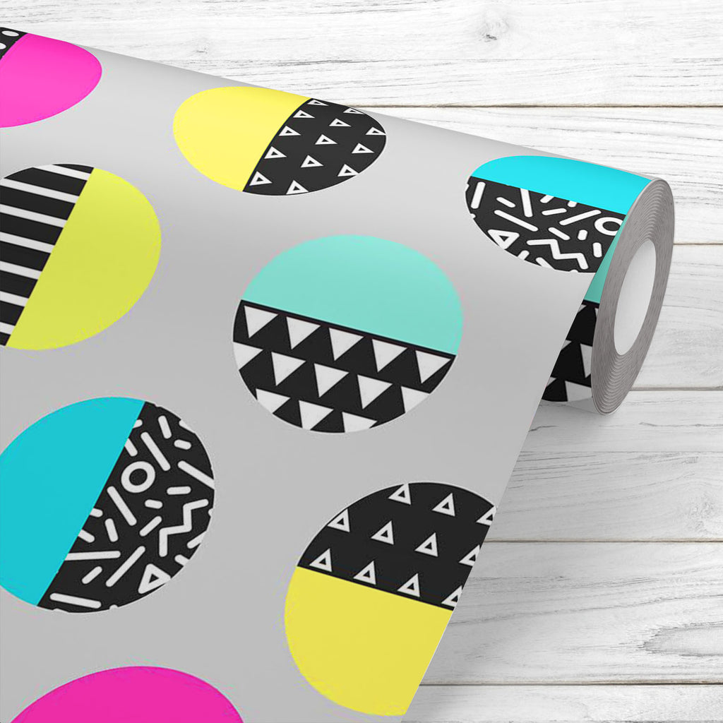 Geometric Circles D4 Wallpaper Roll-Wallpapers Peel & Stick-WAL_PA-IC 5008387 IC 5008387, 80s, Abstract Expressionism, Abstracts, Ancient, Black, Black and White, Circle, Digital, Digital Art, Education, Fashion, Geometric, Geometric Abstraction, Graphic, Hipster, Historical, Illustrations, Medieval, Modern Art, Patterns, Pop Art, Retro, Schools, Semi Abstract, Triangles, Universities, Vintage, White, circles, d4, wallpaper, roll, abstract, backdrop, background, bright, classic, color, colorful, creative, d