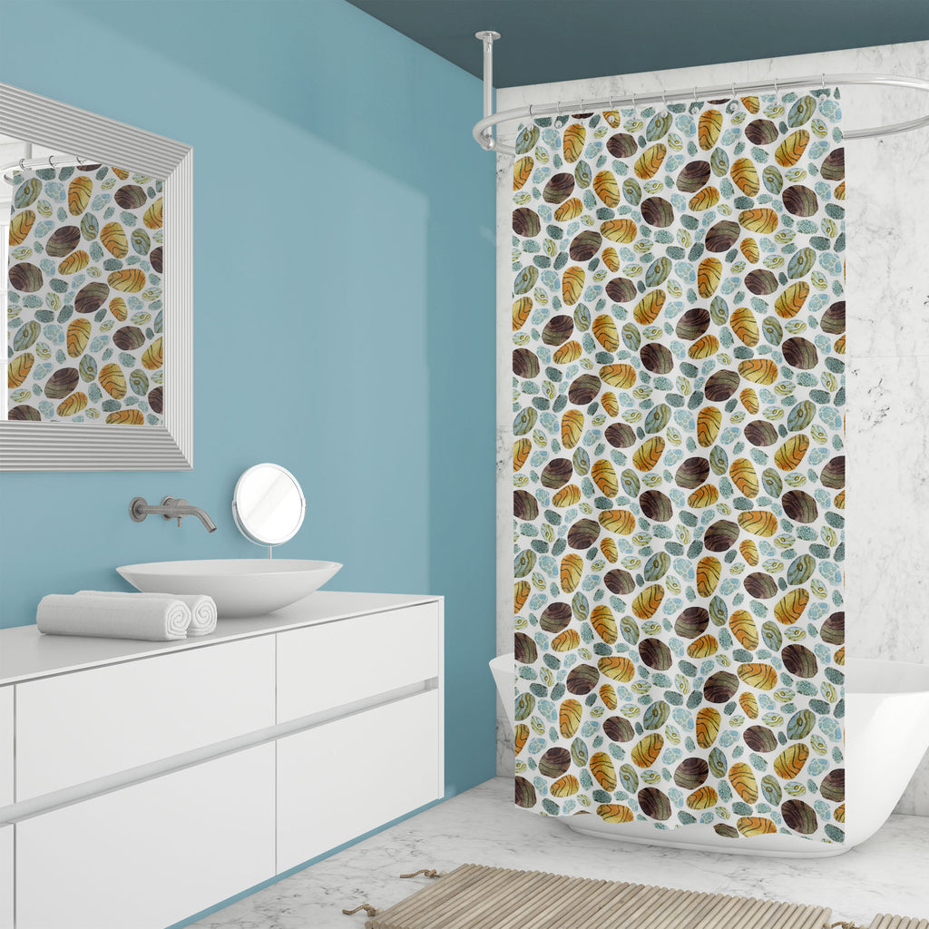 Watercolor Stones Washable Waterproof Shower Curtain-Shower Curtains-CUR_SH_EL-IC 5008389 IC 5008389, Abstract Expressionism, Abstracts, Art and Paintings, Automobiles, Black and White, Digital, Digital Art, Fashion, Graphic, Illustrations, Marble and Stone, Nature, Nautical, Parents, Patterns, Retro, Scenic, Semi Abstract, Signs, Signs and Symbols, Stripes, Transportation, Travel, Vehicles, Watercolour, White, watercolor, stones, washable, waterproof, shower, curtain, abstract, art, artistic, backdrop, bac