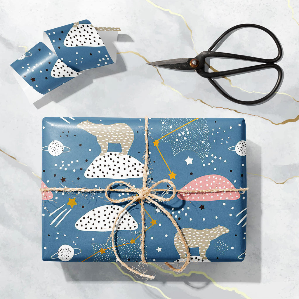Polar Bears & Constellations D3 Art & Craft Gift Wrapping Paper-Wrapping Papers-WRP_PP-IC 5008406 IC 5008406, Animated Cartoons, Art and Paintings, Baby, Black, Black and White, Caricature, Cartoons, Children, Decorative, Drawing, Hand Drawn, Illustrations, Kids, Minimalism, Patterns, Scandinavian, Signs, Signs and Symbols, Space, White, polar, bears, constellations, d3, art, craft, gift, wrapping, paper, backdrop, background, bear, brush, cartoon, childish, constellation, cute, decoration, design, doodle, 