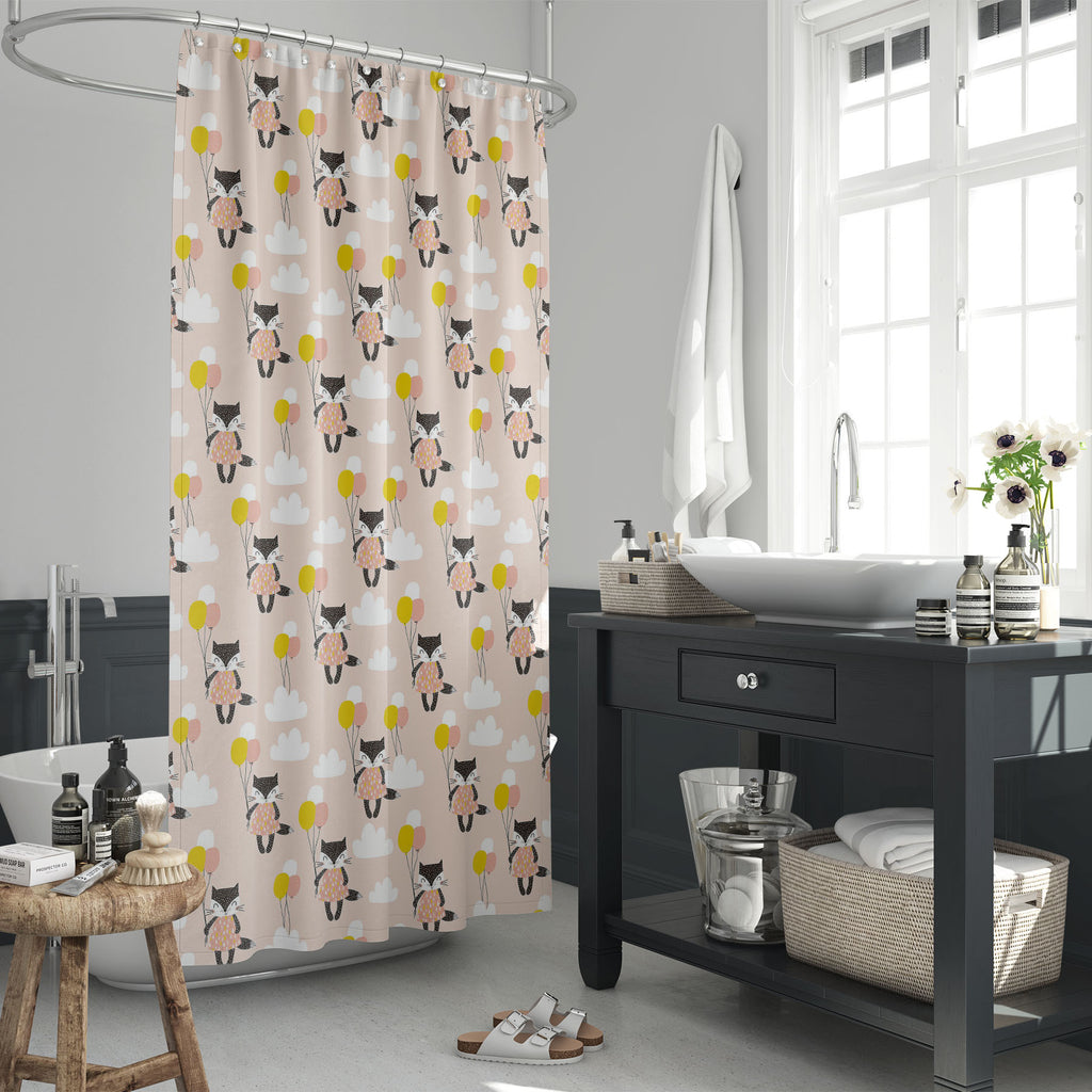 Cats, Air Balloon & Clouds Washable Waterproof Shower Curtain-Shower Curtains-CUR_SH_EL-IC 5008413 IC 5008413, Animals, Animated Cartoons, Art and Paintings, Baby, Black, Black and White, Caricature, Cartoons, Children, Decorative, Drawing, Illustrations, Kids, Patterns, Scandinavian, Signs, Signs and Symbols, White, cats, air, balloon, clouds, washable, waterproof, shower, curtain, animal, art, backdrop, background, brush, cartoon, cat, childish, cute, decoration, design, dog, doodle, element, fabric, hand