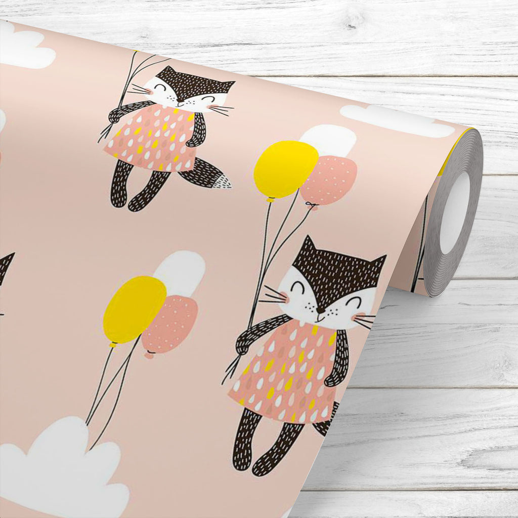 Cats, Air Balloon & Clouds Wallpaper Roll-Wallpapers Peel & Stick-WAL_PA-IC 5008413 IC 5008413, Animals, Animated Cartoons, Art and Paintings, Baby, Black, Black and White, Caricature, Cartoons, Children, Decorative, Drawing, Illustrations, Kids, Patterns, Scandinavian, Signs, Signs and Symbols, White, cats, air, balloon, clouds, wallpaper, roll, animal, art, backdrop, background, brush, cartoon, cat, childish, cute, decoration, design, dog, doodle, element, fabric, hand, handdrawn, illustration, kitten, nu