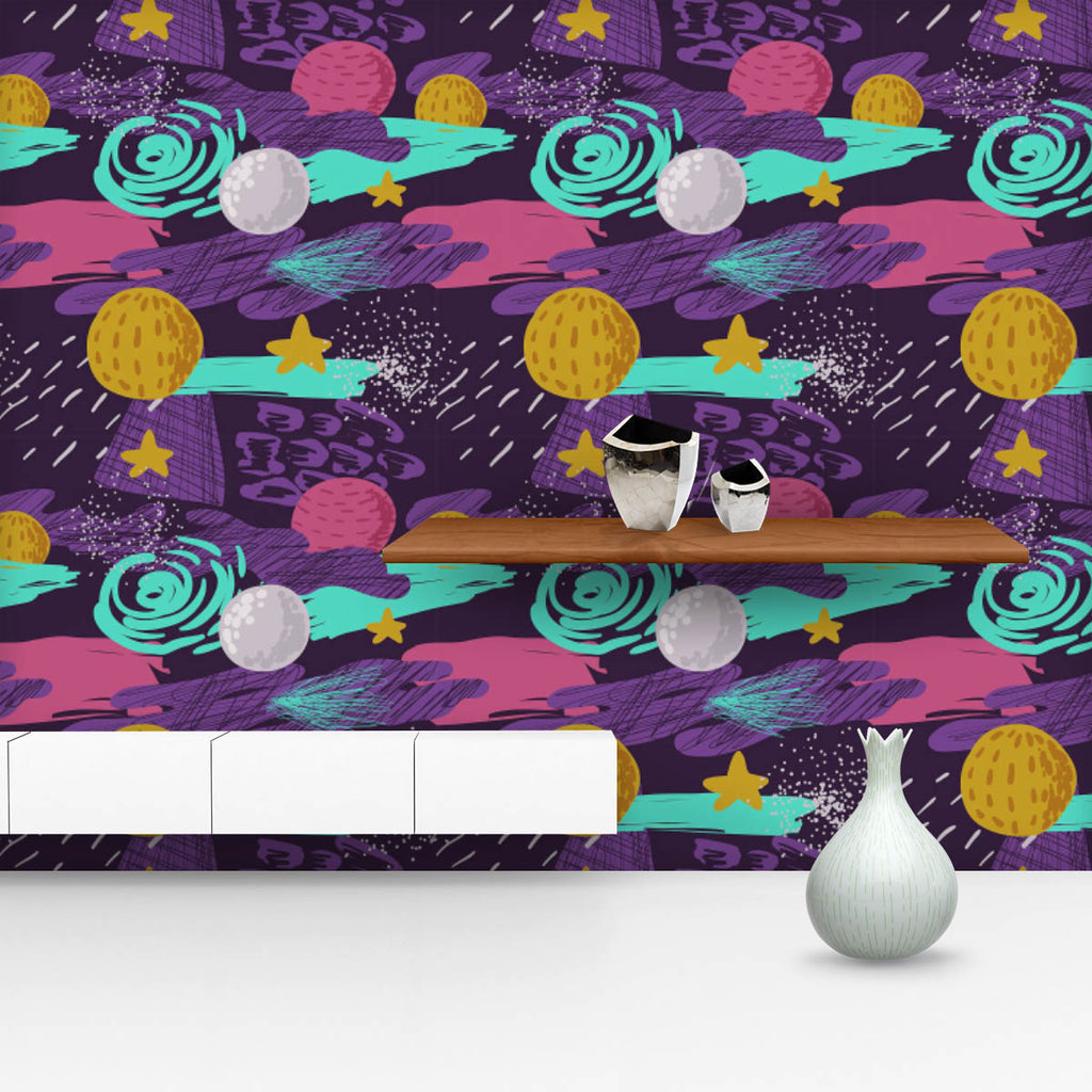 Cosmic Space Doodle Wallpaper Roll-Wallpapers Peel & Stick-WAL_PA-IC 5008433 IC 5008433, Abstract Expressionism, Abstracts, Ancient, Art and Paintings, Astronomy, Automobiles, Baby, Children, Cosmology, Digital, Digital Art, Drawing, Fantasy, Graphic, Hand Drawn, Historical, Illustrations, Kids, Medieval, Patterns, Retro, Science Fiction, Semi Abstract, Signs, Signs and Symbols, Space, Stars, Transportation, Travel, Vehicles, Vintage, cosmic, doodle, wallpaper, roll, abstract, adventure, art, asteroid, back