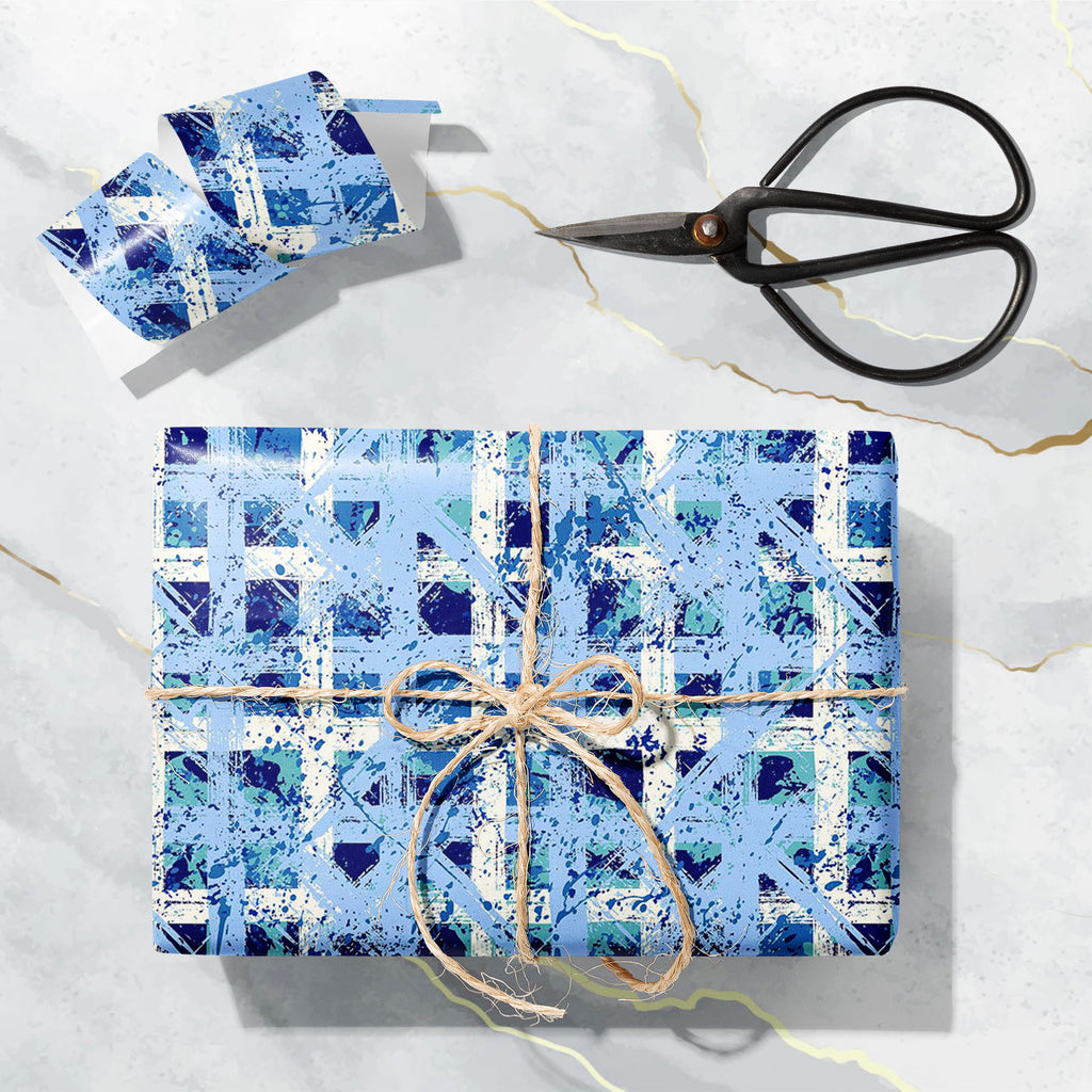 Bold Crossing Brushstrokes & Stripes Pattern Art & Craft Gift Wrapping Paper-Wrapping Papers-WRP_PP-IC 5008438 IC 5008438, Abstract Expressionism, Abstracts, Ancient, Bohemian, Brush Stroke, Check, Culture, Digital, Digital Art, Drawing, Ethnic, Fashion, Geometric, Geometric Abstraction, Graffiti, Graphic, Grid Art, Hand Drawn, Historical, Illustrations, Medieval, Modern Art, Nautical, Patterns, Plaid, Retro, Semi Abstract, Signs, Signs and Symbols, Splatter, Stripes, Traditional, Tribal, Vintage, Watercolo