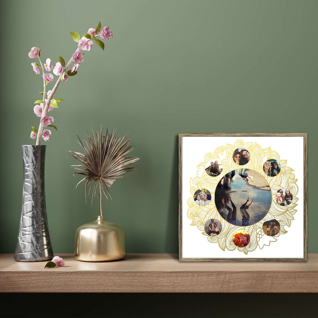 Floral Around Personalised Custom Photo Collage Frame Gift for Birthday, Anniversary, Parents, Friends & Family-Personalized Photo Frame Collage-PTA_FR-IC 5009043 IC 5009043, Baby, Botanical, Children, Collages, Family, Floral, Flowers, Friends, Kids, Memories, Nature, around, personalised, custom, photo, collage, frame, gift, for, birthday, anniversary, parents, photo frame, baby photo collage, baby photo frames, photo frames for friends, birthday photo collage, collage frame, framed photo collage, persona