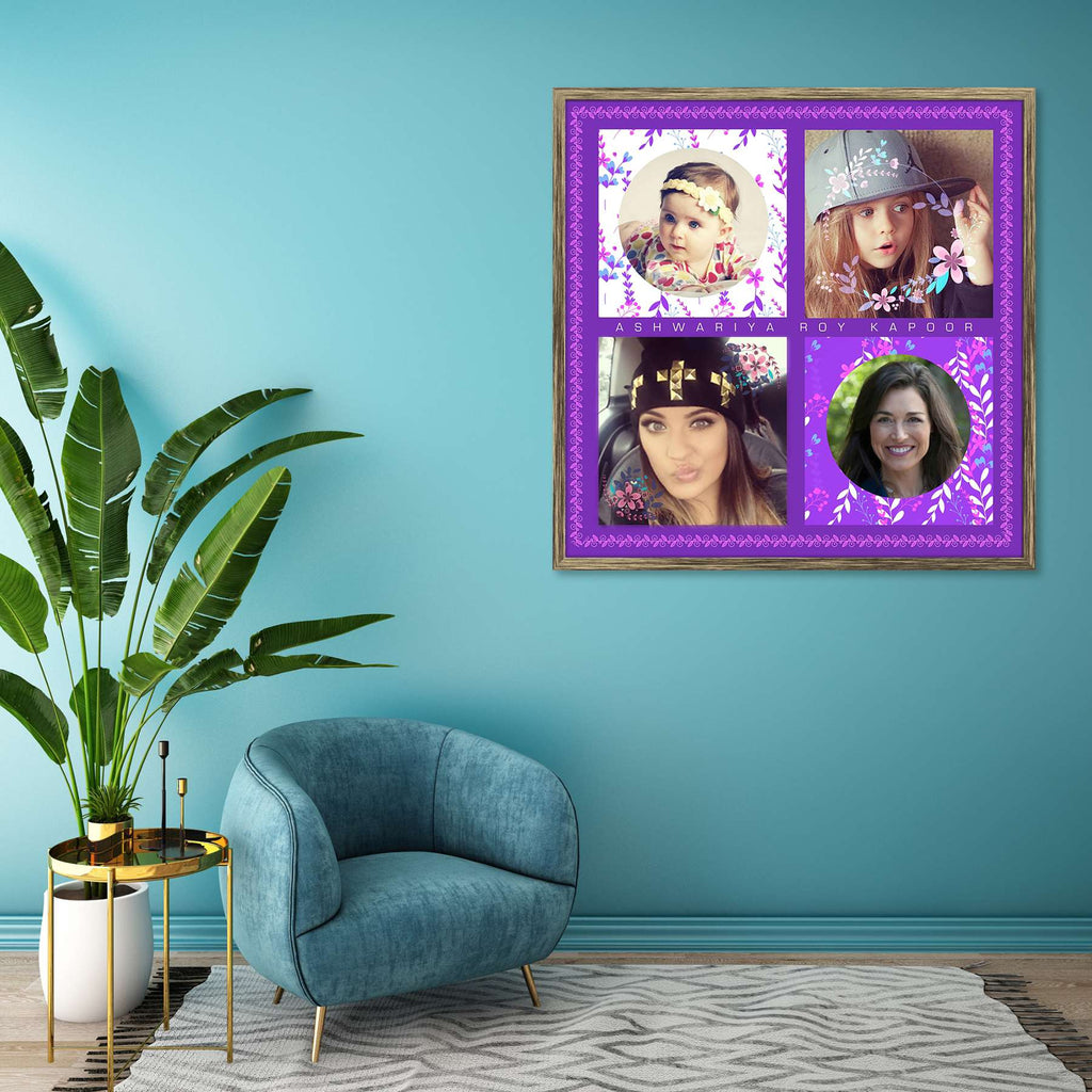 4 Stages of Life Personalised Custom Photo Collage Frame Gift for Birthday, Anniversary, Parents, Friends & Family - Personalized Photo Frame Collage - ArtzFolio.com
