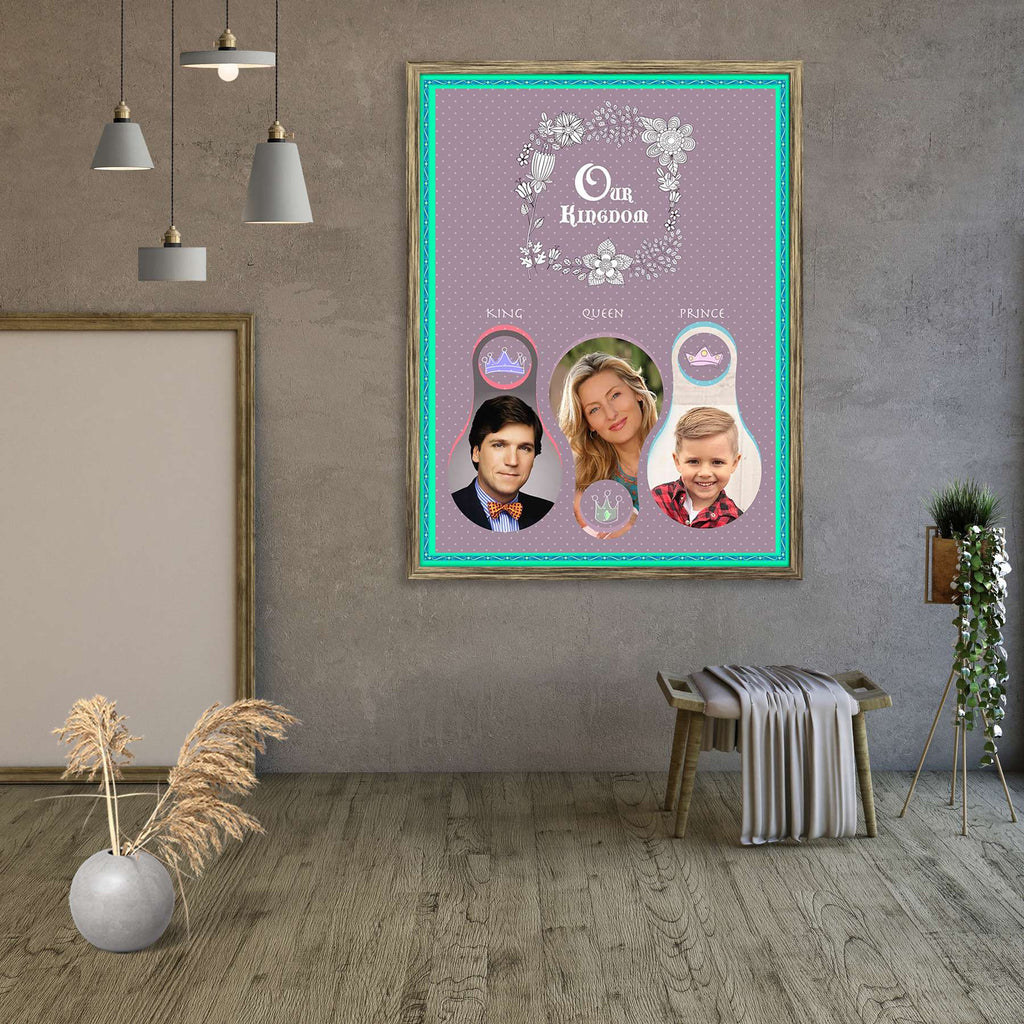 Our Kingdom Personalised Custom Photo Collage Frame Gift for Birthday, Anniversary, Parents, Friends & Family-Personalized Photo Frame Collage-PTA_FR-IC 5009149 IC 5009149, Bling, Collages, Family, Memories, Parents, Siblings, our, kingdom, personalised, custom, photo, collage, frame, gift, for, birthday, anniversary, friends, photo frame, baby photo collage, baby photo frames, photo frames for friends, birthday photo collage, collage frame, framed photo collage, personalised collage, personalised photo gif