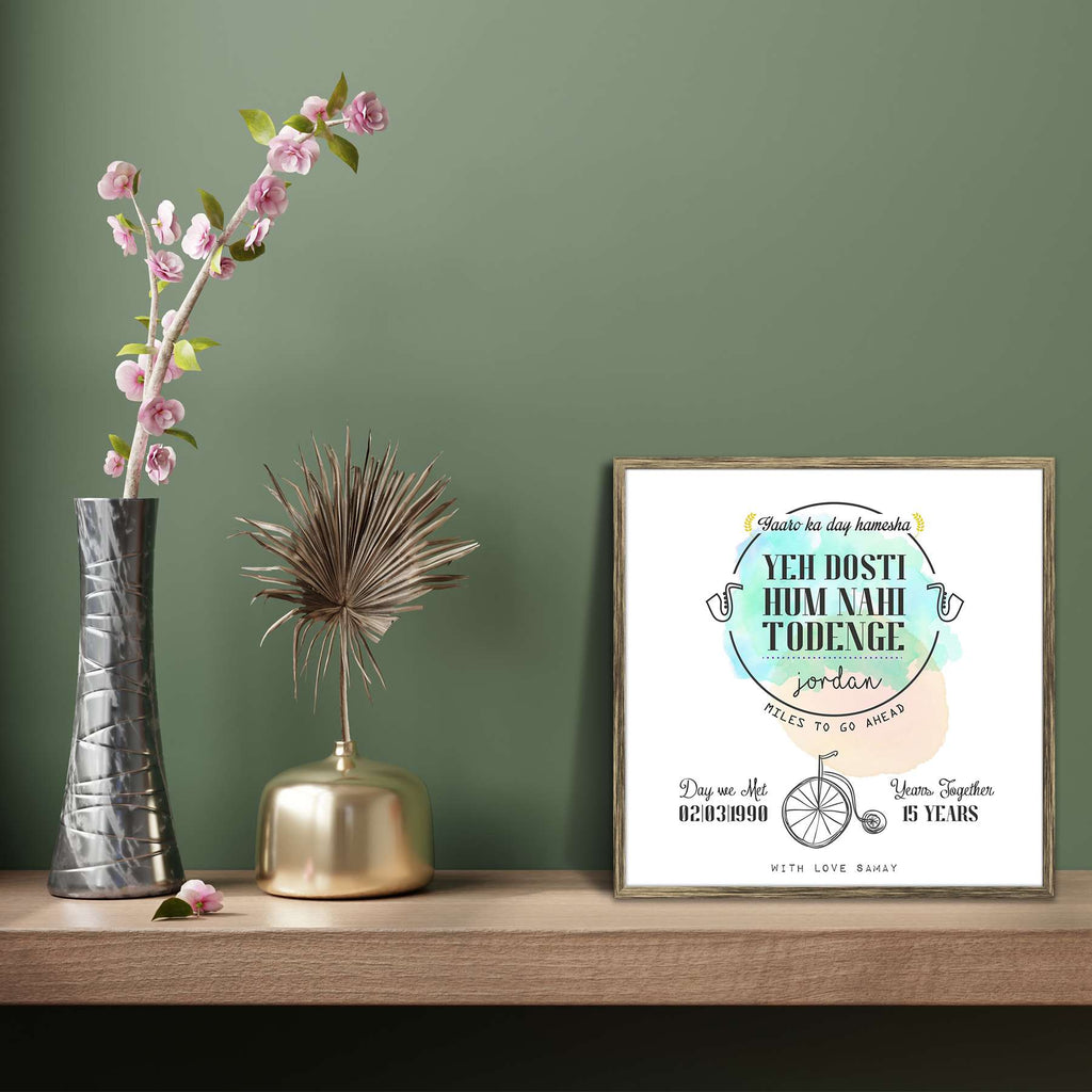 Yeh Dosti Hum Nahi Todenge Personalised Custom Photo Collage Gift for Birthday, Anniversary, Parents, Friends & Family-Personalized Typography Art Collage-TYP_FR-IC 5009257 IC 5009257, Bling, Friends, Siblings, yeh, dosti, hum, nahi, todenge, personalised, custom, photo, collage, frame, gift, for, birthday, anniversary, parents, family, photo frame, baby photo collage, baby photo frames, photo frames for friends, birthday photo collage, collage frame, framed photo collage, personalised collage, personalised