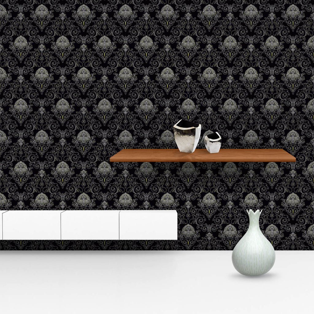 Golden Flowers & Leaves D1 Wallpaper Roll-Wallpapers Peel & Stick-WAL_PA-IC 5014998 IC 5014998, Abstract Expressionism, Abstracts, Ancient, Black, Black and White, Botanical, Damask, Decorative, Digital, Digital Art, Floral, Flowers, Graphic, Historical, Illustrations, Medieval, Nature, Patterns, Retro, Scenic, Semi Abstract, Signs, Signs and Symbols, Vintage, golden, leaves, d1, wallpaper, roll, abstract, background, banner, decor, design, effortless, flower, gold, illustration, leaf, old, organic, ornamen