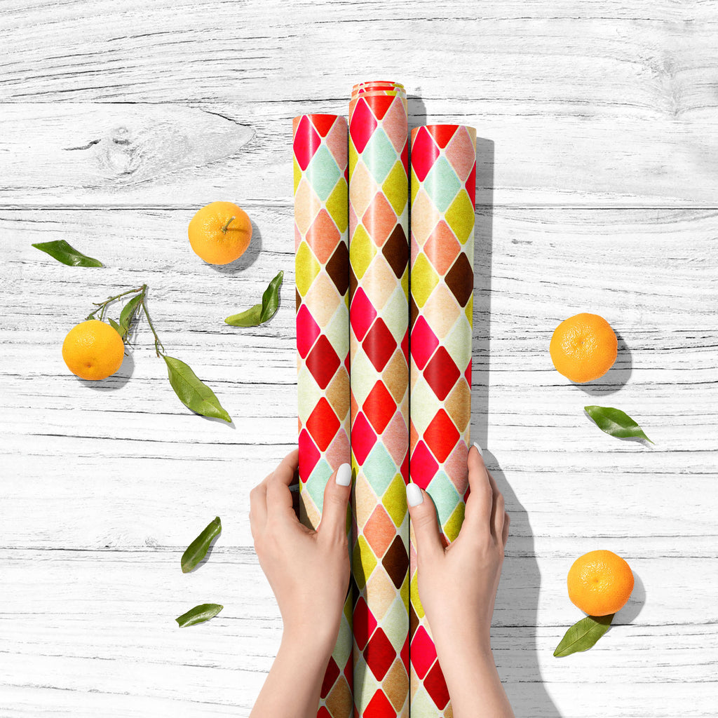 Retro Harlequin D1 Art & Craft Gift Wrapping Paper-Wrapping Papers-WRP_PP-IC 5015012 IC 5015012, Abstract Expressionism, Abstracts, Ancient, Culture, Diamond, Ethnic, Historical, Medieval, Patterns, Retro, Semi Abstract, Signs, Signs and Symbols, Traditional, Tribal, Vintage, World Culture, harlequin, d1, art, craft, gift, wrapping, paper, pattern, fabric, texture, circus, background, argyle, abstract, cotton, coffee, print, classic, color, grunge, old, seamless, design, square, beige, socks, symmetry, twil