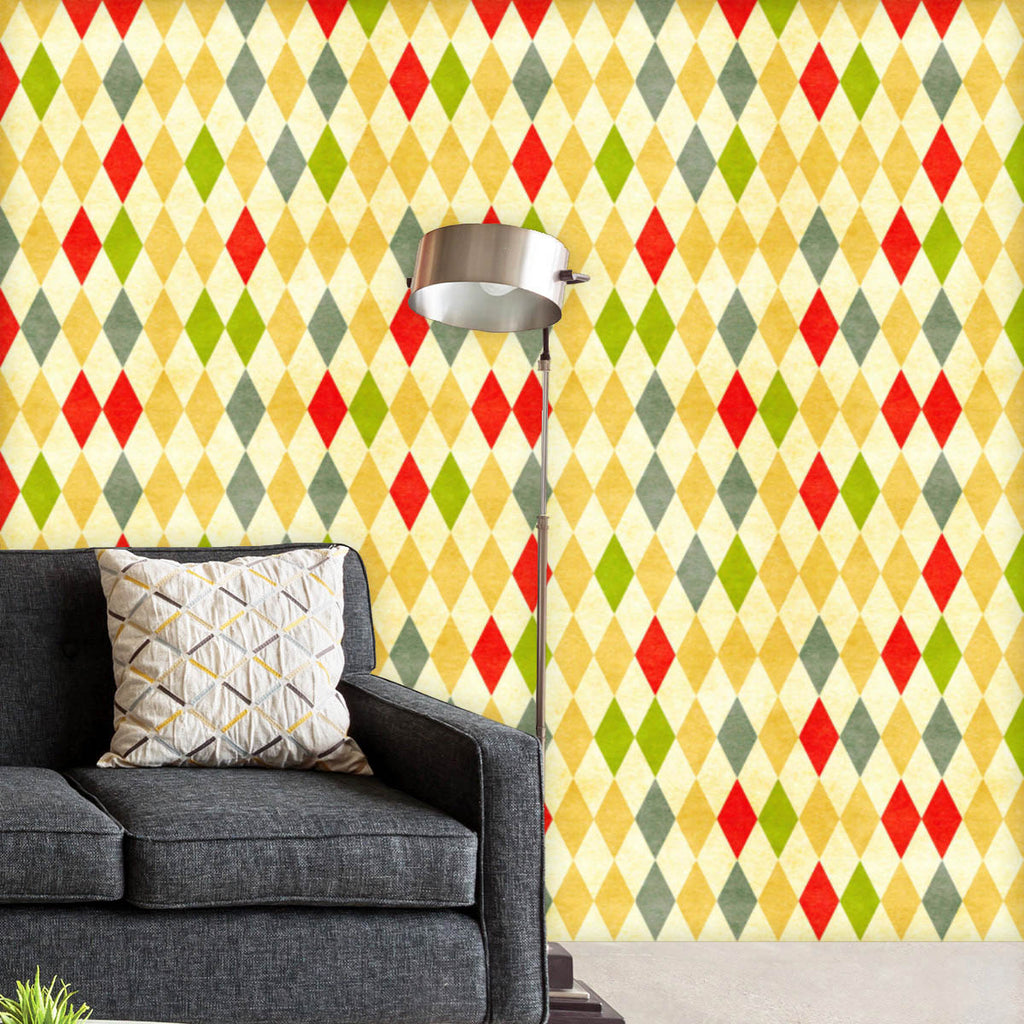 Retro Harlequin D2 Wallpaper Roll-Wallpapers Peel & Stick-WAL_PA-IC 5015020 IC 5015020, Abstract Expressionism, Abstracts, Ancient, Culture, Diamond, Ethnic, Historical, Medieval, Patterns, Retro, Semi Abstract, Signs, Signs and Symbols, Traditional, Tribal, Vintage, World Culture, harlequin, d2, wallpaper, roll, background, circus, pattern, old, seamless, texture, coffee, cotton, argyle, classic, color, abstract, blanket, sweater, beige, concept, geometry, style, woolen, backdrop, clothes, clothing, colorf