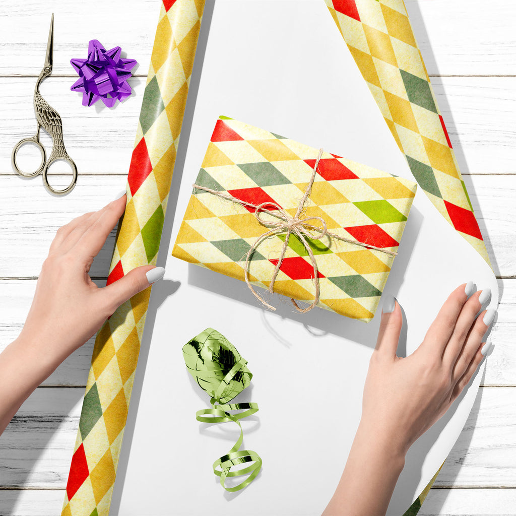 Retro Harlequin D2 Art & Craft Gift Wrapping Paper-Wrapping Papers-WRP_PP-IC 5015020 IC 5015020, Abstract Expressionism, Abstracts, Ancient, Culture, Diamond, Ethnic, Historical, Medieval, Patterns, Retro, Semi Abstract, Signs, Signs and Symbols, Traditional, Tribal, Vintage, World Culture, harlequin, d2, art, craft, gift, wrapping, paper, background, circus, pattern, old, seamless, texture, coffee, cotton, argyle, wallpaper, classic, color, abstract, blanket, sweater, beige, concept, geometry, style, woole