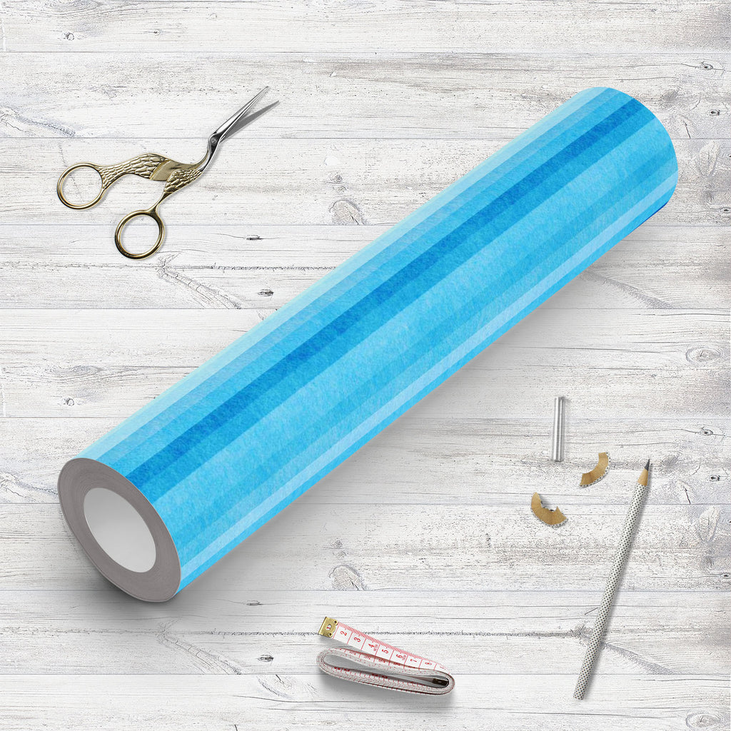 Blue Stripes Wallpaper Roll-Wallpapers Peel & Stick-WAL_PA-IC 5015023 IC 5015023, Abstract Expressionism, Abstracts, Ancient, Culture, Ethnic, Fashion, Geometric, Geometric Abstraction, Historical, Medieval, Patterns, Retro, Semi Abstract, Signs, Signs and Symbols, Stripes, Traditional, Tribal, Vintage, World Culture, blue, wallpaper, roll, pattern, background, water, horizontal, seamless, sea, trendy, abstract, classic, fabric, funky, paper, print, texture, beige, bright, continuity, continuous, line, desi