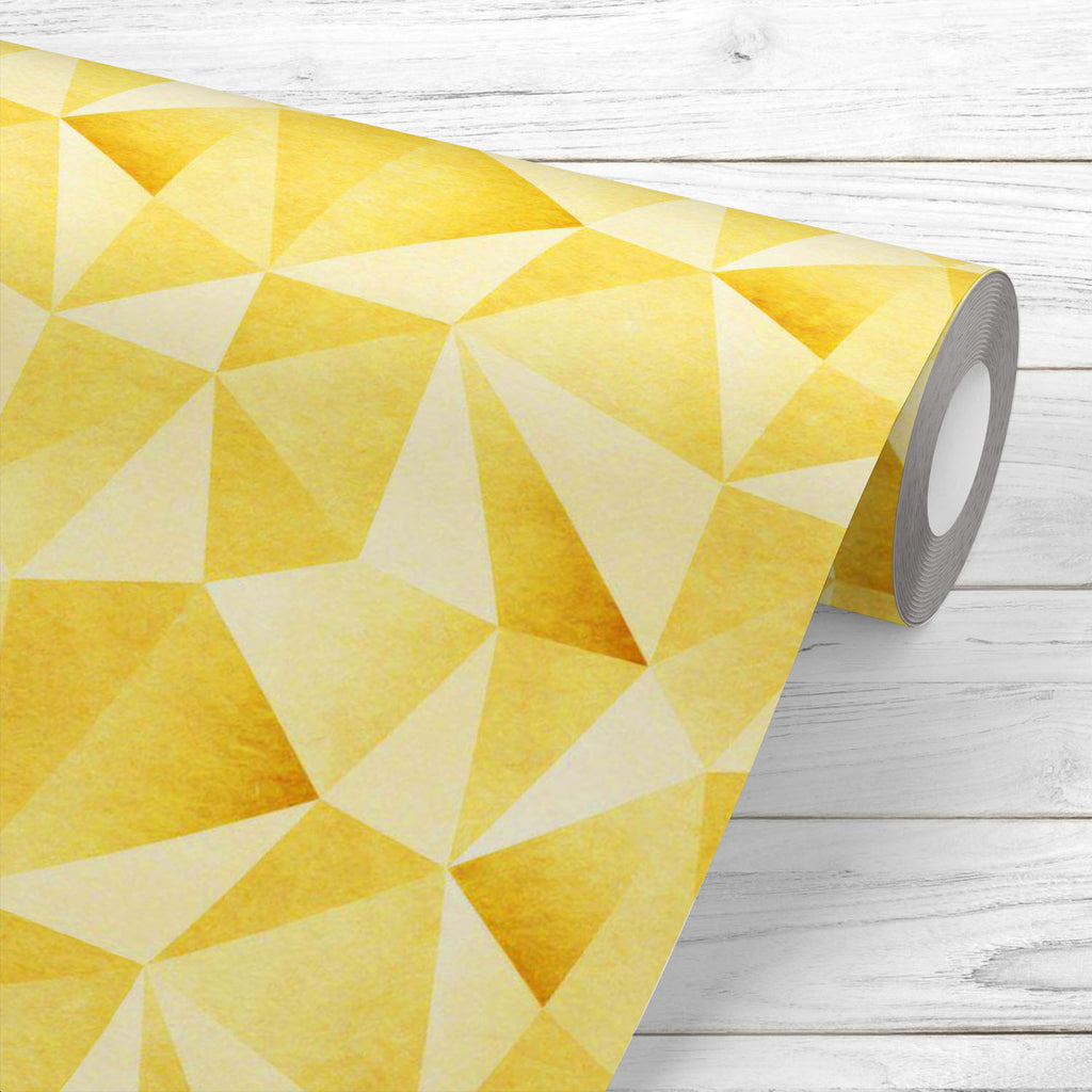 Golden Triangular Mosaics Wallpaper Roll-Wallpapers Peel & Stick-WAL_PA-IC 5015030 IC 5015030, Ancient, Cubism, Culture, Ethnic, Geometric, Geometric Abstraction, Historical, Medieval, Patterns, Retro, Signs, Signs and Symbols, Traditional, Triangles, Tribal, Vintage, World Culture, golden, triangular, mosaics, wallpaper, roll, texture, background, beige, pattern, seamless, old, triangle, basic, color, design, material, argyle, geometry, trendy, concept, net, print, abstract, asymmetry, backdrop, blanket, c