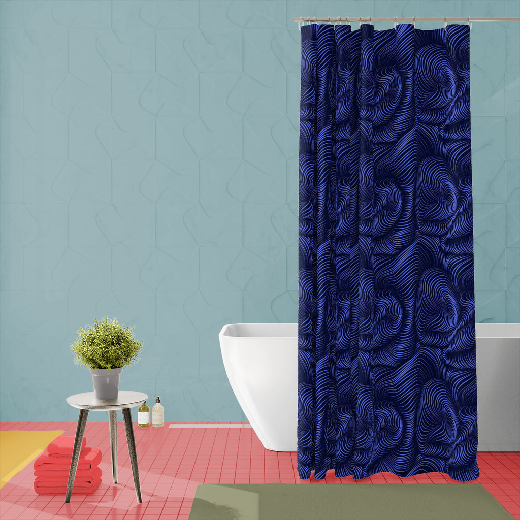Abstract Pattern D9 Washable Waterproof Shower Curtain - Shower Curtains - ArtzFolio.com
