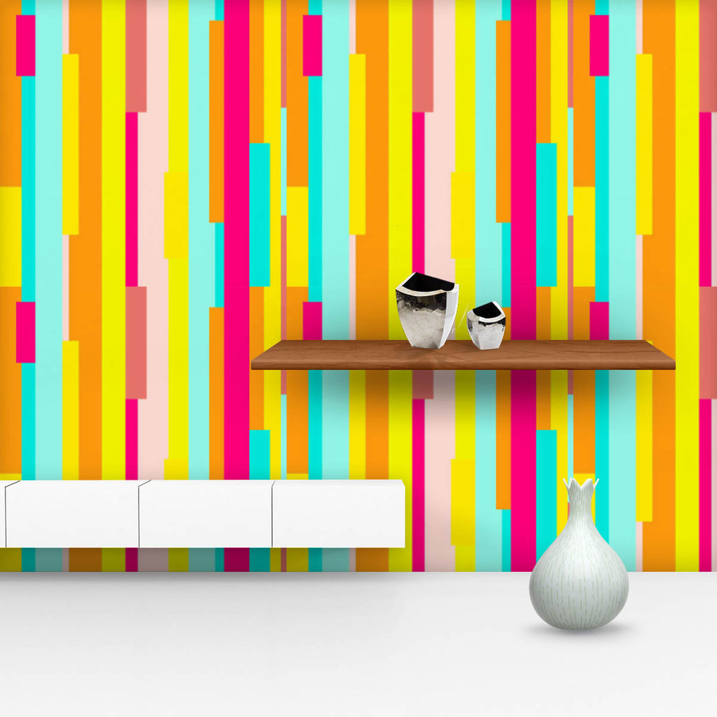 Abstract Geometric Pattern D18 Wallpaper Roll - Wallpapers Peel & Stick - ArtzFolio.com