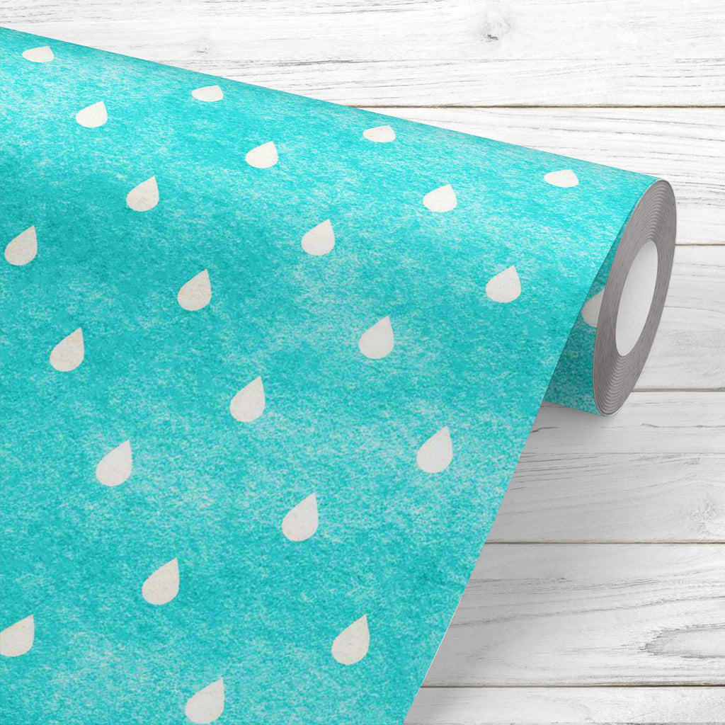 Blue Raindrops D1 Wallpaper Roll-Wallpapers Peel & Stick-WAL_PA-IC 5015086 IC 5015086, Abstract Expressionism, Abstracts, Ancient, Art and Paintings, Books, Circle, Decorative, Digital, Digital Art, Dots, Fashion, Geometric, Geometric Abstraction, Graphic, Historical, Medieval, Modern Art, Patterns, Retro, Semi Abstract, Signs, Signs and Symbols, Vintage, blue, raindrops, d1, wallpaper, roll, background, pattern, rain, texture, paper, design, abstract, seamless, fabric, tile, candy, dot, simple, cloth, text