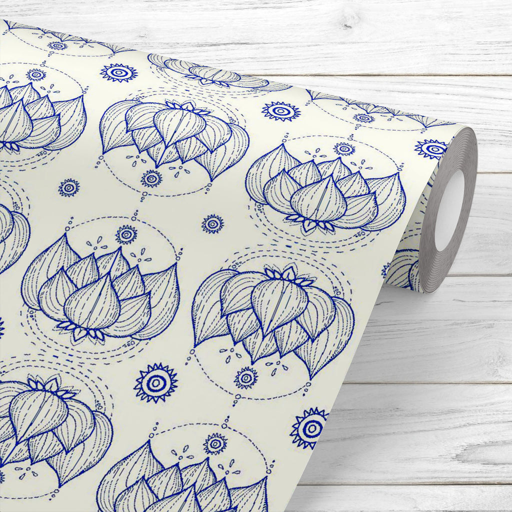 Lotus Flower Pattern Wallpaper Roll-Wallpapers Peel & Stick-WAL_PA-IC 5015089 IC 5015089, Abstract Expressionism, Abstracts, Art and Paintings, Botanical, Chinese, Decorative, Drawing, Floral, Flowers, Health, Illustrations, Indian, Mandala, Nature, Patterns, Retro, Scenic, Seasons, Semi Abstract, Signs, Signs and Symbols, Symbols, lotus, flower, pattern, wallpaper, roll, yoga, namaste, illustration, abstract, harmony, india, lily, linear, poses, relax, art, attractive, background, beauty, bloom, blooming, 
