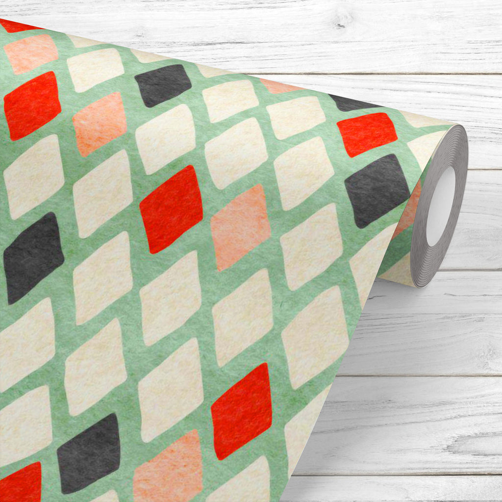 Colorful Harlequin D2 Wallpaper Roll-Wallpapers Peel & Stick-WAL_PA-IC 5015103 IC 5015103, Abstract Expressionism, Abstracts, Ancient, Culture, Diamond, Ethnic, Geometric, Geometric Abstraction, Hand Drawn, Historical, Medieval, Patterns, Retro, Semi Abstract, Signs, Signs and Symbols, Traditional, Tribal, Vintage, World Culture, colorful, harlequin, d2, wallpaper, roll, pattern, abstract, argyle, backdrop, background, beige, blanket, blue, classic, color, concept, cute, delicate, design, diagonal, fabric, 