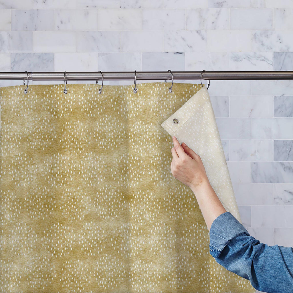 Hand Drawn White Spots Washable Waterproof Shower Curtain-Shower Curtains-CUR_SH_EL-IC 5015109 IC 5015109, Abstract Expressionism, Abstracts, Art and Paintings, Christianity, Circle, Dots, Hand Drawn, Modern Art, Patterns, Seasons, Semi Abstract, Signs, Signs and Symbols, hand, drawn, white, spots, washable, waterproof, shower, curtain, background, pattern, paper, simple, abstract, backdrop, christmas, modern, texture, art, beige, circles, decoration, delicate, design, ink, marks, new, year, paint, print, r