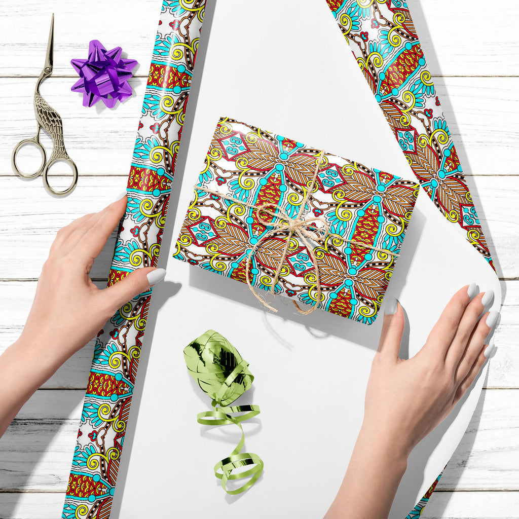 Geometric Floral Style Art & Craft Gift Wrapping Paper-Wrapping Papers-WRP_PP-IC 5015111 IC 5015111, Abstract Expressionism, Abstracts, Ancient, Botanical, Decorative, Drawing, Floral, Flowers, Historical, Illustrations, Medieval, Nature, Paisley, Patterns, Retro, Scenic, Semi Abstract, Signs, Signs and Symbols, Vintage, geometric, style, art, craft, gift, wrapping, paper, abstract, backdrop, background, beautiful, canvas, cute, decor, decoration, design, element, embellishment, fabric, flourishes, flower, 