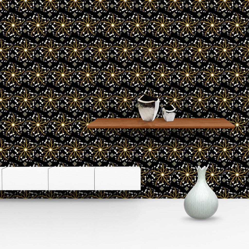 Abstract Stars Wallpaper Roll - Wallpapers Peel & Stick - ArtzFolio.com