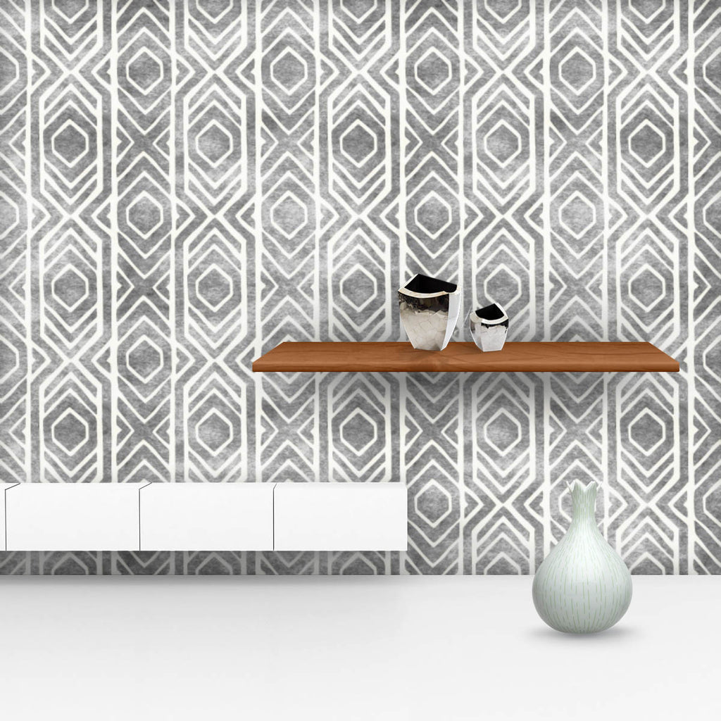 Tribal Ikat Pattern D3 Wallpaper Roll-Wallpapers Peel & Stick-WAL_PA-IC 5015131 IC 5015131, Aztec, Christianity, Culture, Ethnic, Geometric, Geometric Abstraction, Ikat, Patterns, Signs, Signs and Symbols, Traditional, Tribal, World Culture, pattern, d3, wallpaper, roll, seamless, background, drawn, hand, subtle, design, paper, backdrop, christmas, delicate, native, old, texture, trendy, winter, artzfolio, wallpapers for bedroom, wall papers full sheet for living room, wallpapers for home, pvc wallpaper, pe