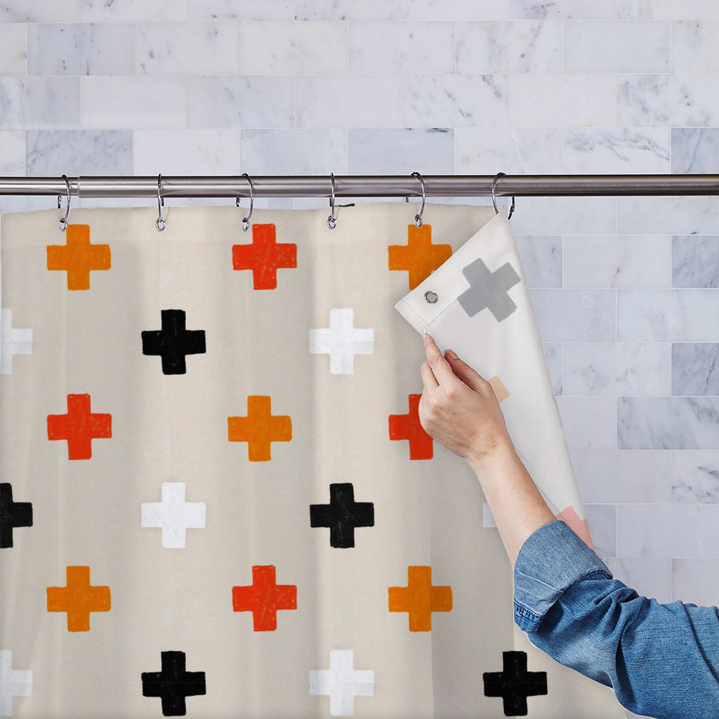 Hand Drawn Geometric Pattern D2 Washable Waterproof Shower Curtain-Shower Curtains-CUR_SH_EL-IC 5015149 IC 5015149, Abstract Expressionism, Abstracts, Art and Paintings, Baby, Children, Cross, Geometric, Geometric Abstraction, Kids, Patterns, Semi Abstract, Signs and Symbols, Symbols, hand, drawn, pattern, d2, washable, waterproof, shower, curtain, cute, seamless, background, shape, simple, texture, abstract, art, backdrop, crayon, paper, plus, stencil, symbol, trendy, wallpaper, artzfolio, shower curtain, 