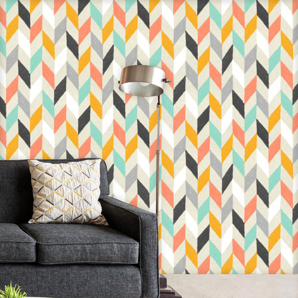Colorful Zig Zag D2 Wallpaper Roll-Wallpapers Peel & Stick-WAL_PA-IC 5015153 IC 5015153, Abstract Expressionism, Abstracts, Art and Paintings, Baby, Chevron, Children, Geometric, Geometric Abstraction, Kids, Patterns, Semi Abstract, colorful, zig, zag, d2, wallpaper, roll, pattern, background, drawn, seamless, crayon, hand, art, cute, stencil, abstract, backdrop, braid, diagonal, paper, rectangle, shape, simple, texture, trendy, artzfolio, wallpapers for bedroom, wall papers full sheet for living room, wall