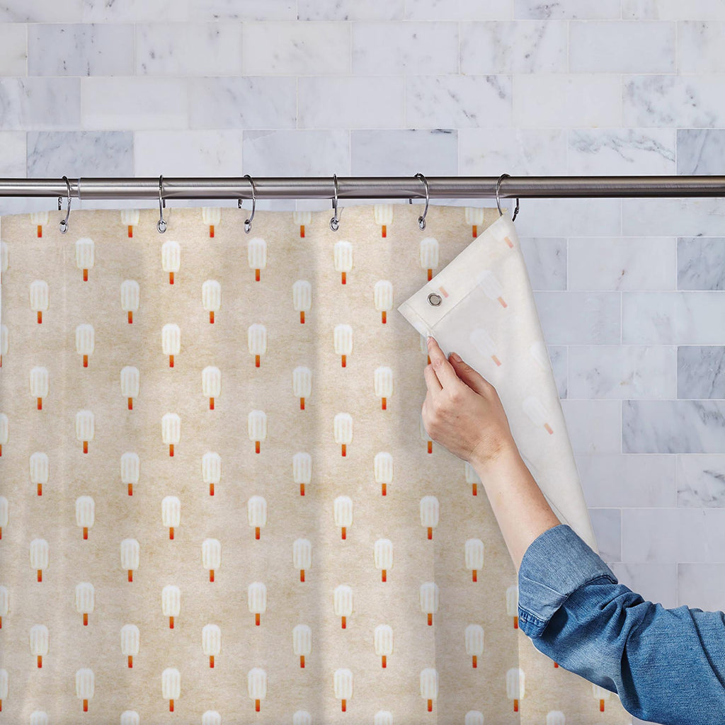 Watercolor Ice Cream D5 Washable Waterproof Shower Curtain-Shower Curtains-CUR_SH_EL-IC 5015159 IC 5015159, Baby, Birthday, Children, Cuisine, Food, Food and Beverage, Food and Drink, Kids, Patterns, Seasons, Signs, Signs and Symbols, Watercolour, watercolor, ice, cream, d5, washable, waterproof, shower, curtain, background, pattern, seamless, backdrop, cold, color, cone, delicious, design, dessert, drawn, flavor, hand, milk, paper, party, season, spring, summer, sweet, taste, tasty, texture, tooth, treat, 