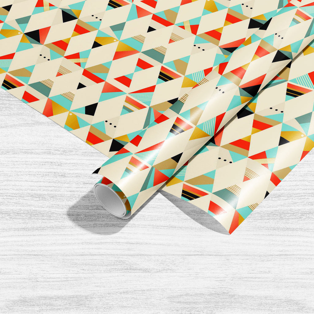 Geometric Pattern D13 Art & Craft Gift Wrapping Paper-Wrapping Papers-WRP_PP-IC 5015185 IC 5015185, Abstract Expressionism, Abstracts, Ancient, Culture, Diamond, Ethnic, Folk Art, Geometric, Geometric Abstraction, Historical, Illustrations, Medieval, Patterns, Retro, Semi Abstract, Signs, Signs and Symbols, Traditional, Triangles, Tribal, Vintage, World Culture, pattern, d13, art, craft, gift, wrapping, paper, background, folk, harlequin, colorful, geometry, square, vector, wallpaper, abstract, argyle, back