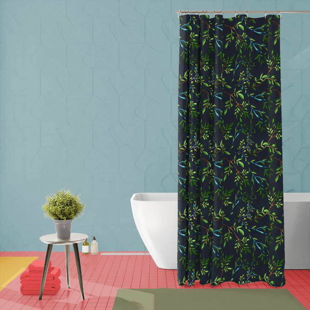 Floral Botanical Pattern D4 Washable Waterproof Shower Curtain-Shower Curtains-CUR_SH_EL-IC 5015212 IC 5015212, Ancient, Art and Paintings, Botanical, Floral, Flowers, Historical, Illustrations, Medieval, Nature, Patterns, Retro, Seasons, Vintage, Watercolour, pattern, d4, washable, waterproof, shower, curtain, winter, art, autumn, backdrop, background, beautiful, branch, classic, drawn, dry, fall, field, forest, garden, green, hand, herbal, herbarium, herbs, illustration, leaf, paint, paper, plant, seamles