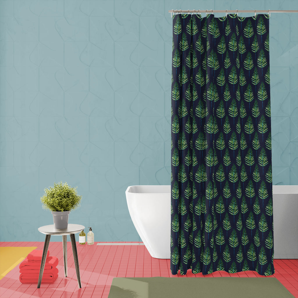 Watercolor Fern Leaves Washable Waterproof Shower Curtain-Shower Curtains-CUR_SH_EL-IC 5015215 IC 5015215, Ancient, Art and Paintings, Botanical, Floral, Flowers, Historical, Illustrations, Medieval, Nature, Patterns, Retro, Seasons, Vintage, Watercolour, watercolor, fern, leaves, washable, waterproof, shower, curtain, pattern, seamless, art, autumn, backdrop, background, beautiful, branch, classic, drawn, dry, fall, field, forest, garden, green, hand, herbal, herbarium, herbs, illustration, leaf, paint, pa
