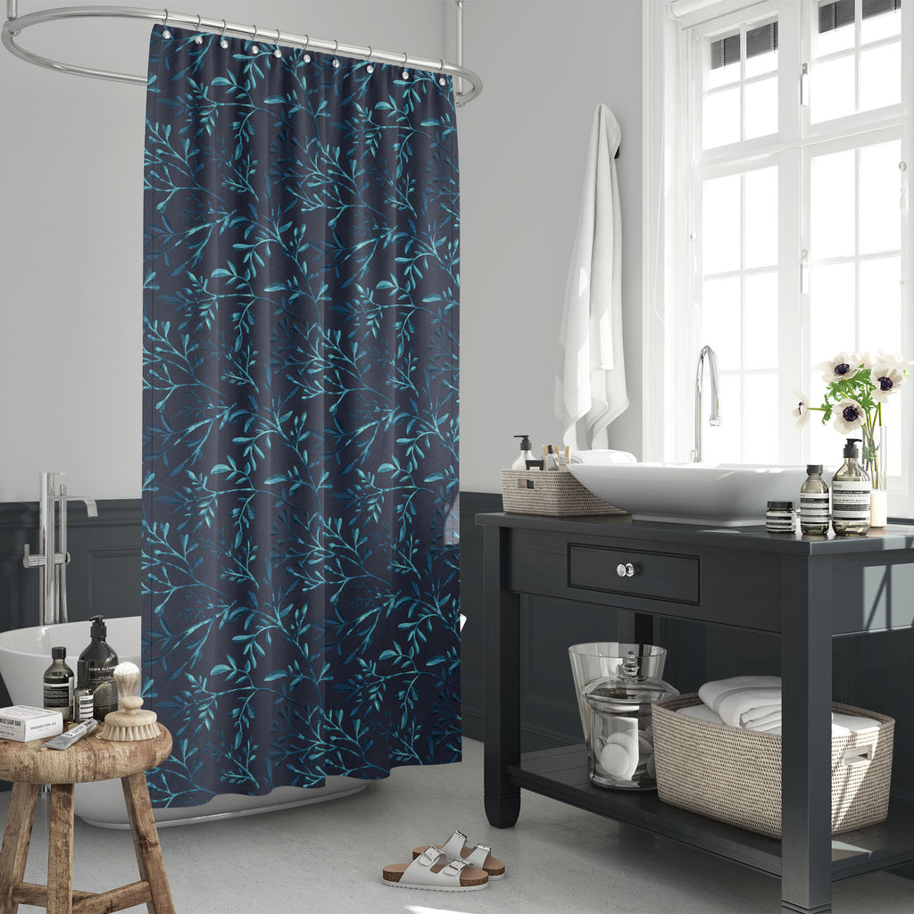 Floral Botanical Pattern D7 Washable Waterproof Shower Curtain-Shower Curtains-CUR_SH_EL-IC 5015216 IC 5015216, Ancient, Art and Paintings, Botanical, Floral, Flowers, Historical, Illustrations, Medieval, Nature, Patterns, Retro, Seasons, Vintage, Watercolour, pattern, d7, washable, waterproof, shower, curtain, watercolor, winter, autumn, art, backdrop, background, beautiful, branch, classic, drawn, dry, fall, field, forest, garden, green, hand, herbal, herbarium, herbs, illustration, leaf, paint, paper, pl